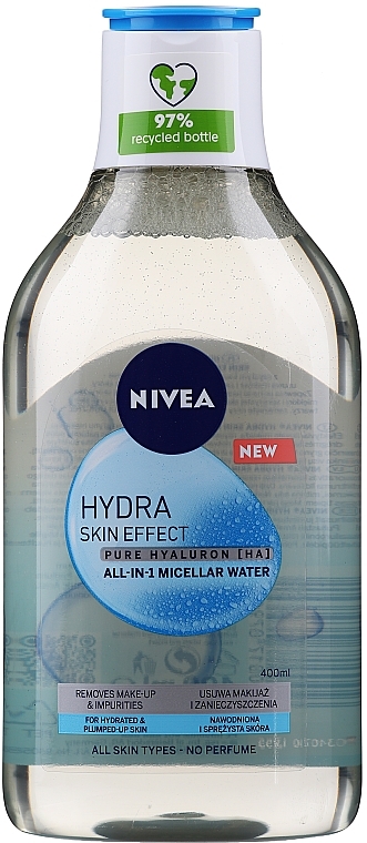 Cleansing Makeup Remover Micellar Water - Nivea Hydra Skin Effect — photo N5