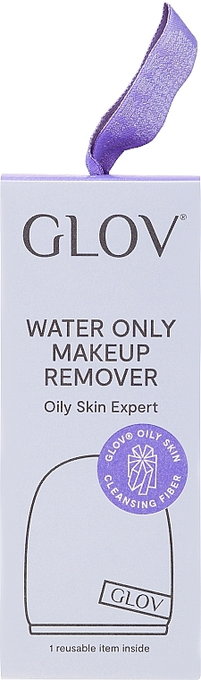 Makeup Remover Glove, purple - Glov Expert Oily and Mixed Skin — photo N1