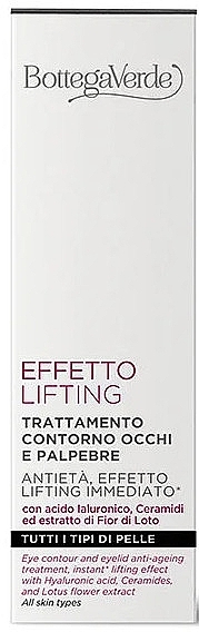 Anti-Aging Eye Contour Cream - Bottega Verde Lifting Effect Anti-Ageing Eye Contour Cream — photo N2