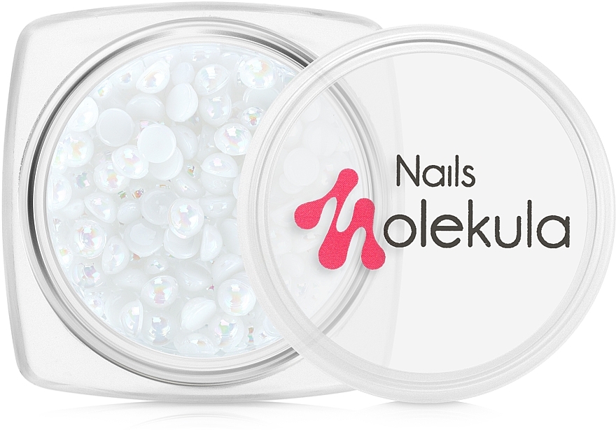 Nail Design Stones-Pearls - Nails Molekula — photo N1