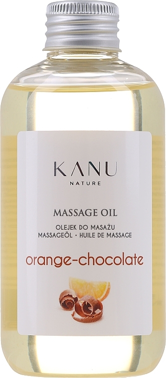 Massage Oil "Orange & Chocolate" - Kanu Nature Orange Chocolate Massage Oil — photo N1