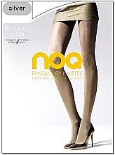 Metallic Tights 'Brilliance', 50 Den, silver - Knittex — photo N1