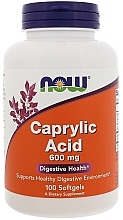 Caprylic Acid, 600 mg - Now Foods Caprilyc Acid — photo N1