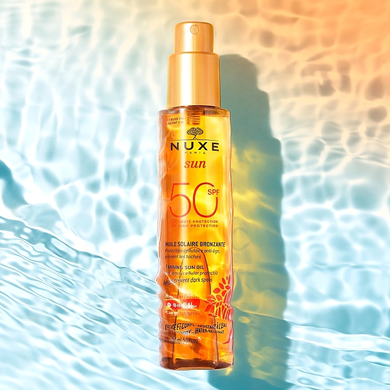 Tanning Oil - Nuxe Sun Tanning Oil High Protection SPF50 — photo N4