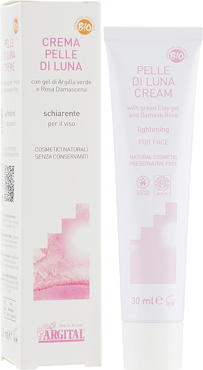 Whitening Face Cream - Argital Pelle Di Luna Cream — photo N1