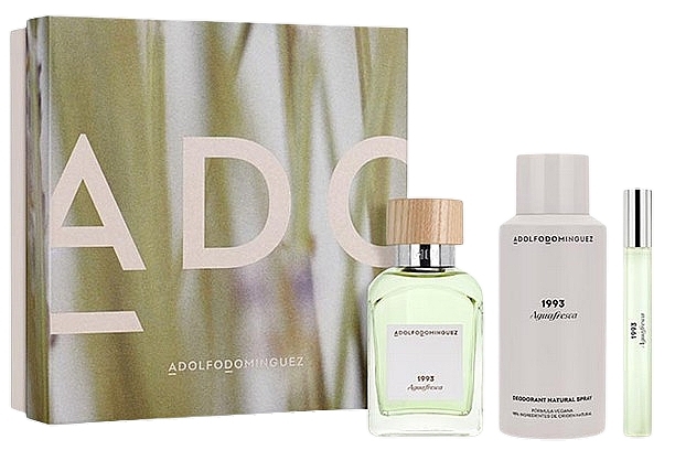 Adolfo Dominguez Agua Fresca - Set (edt/120ml+edt/mini/10ml+deo/150ml) — photo N1