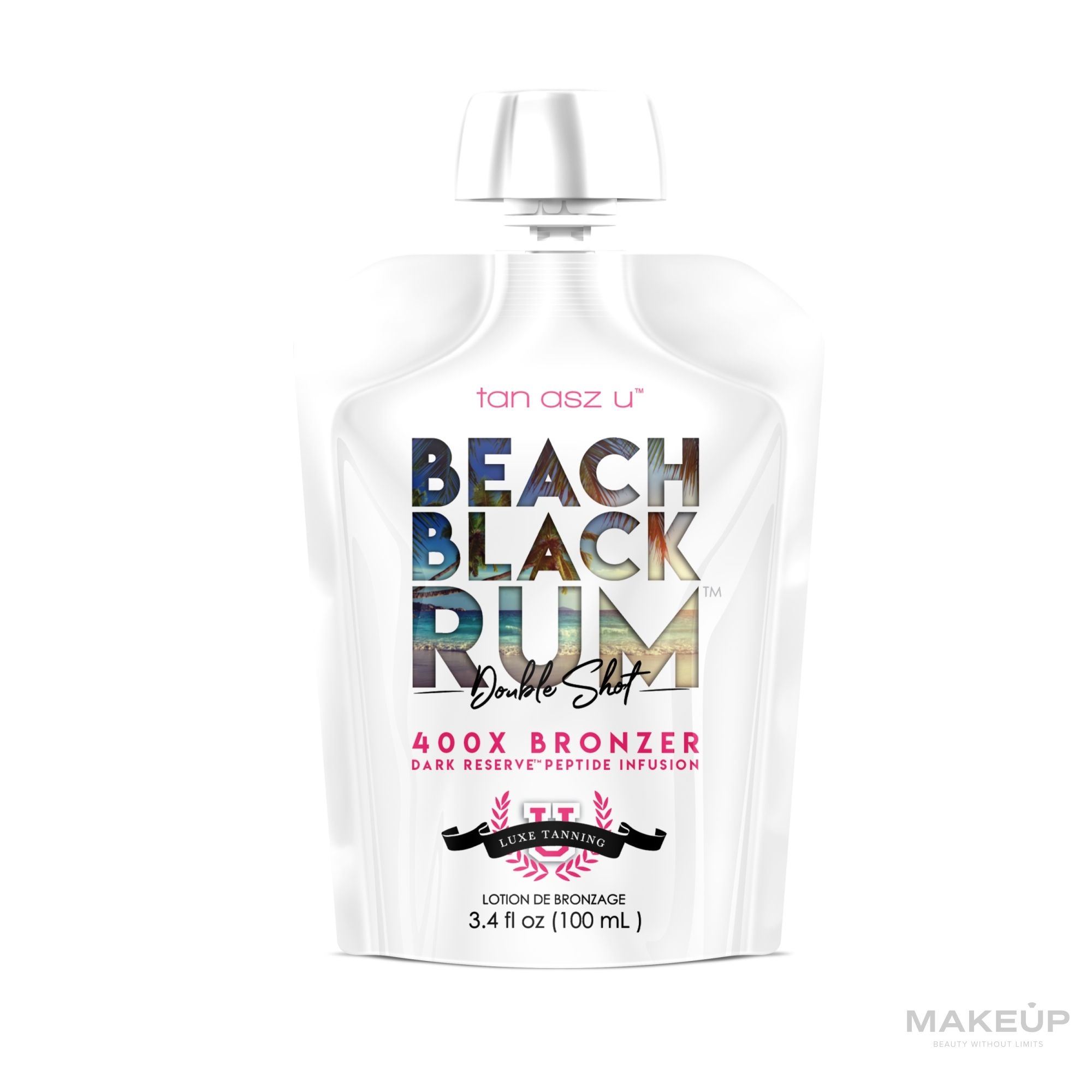 Rum Bronzing Cream - Tan Asz U Beach Black Rum Double Shot 400X Bronzer — photo 100 ml