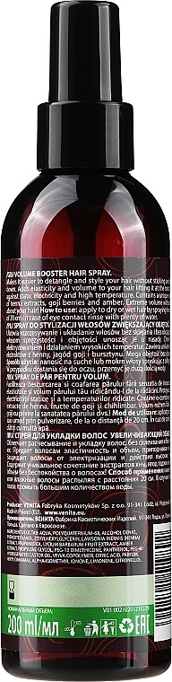 Volumizing Hair Spray - Venita Henna Style Volumizing Hair Spray — photo N2