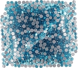 Decorative Nail Crystals 'Aqua Bohemica', size SS 04, 1000 pcs. - Kodi Professional — photo N1