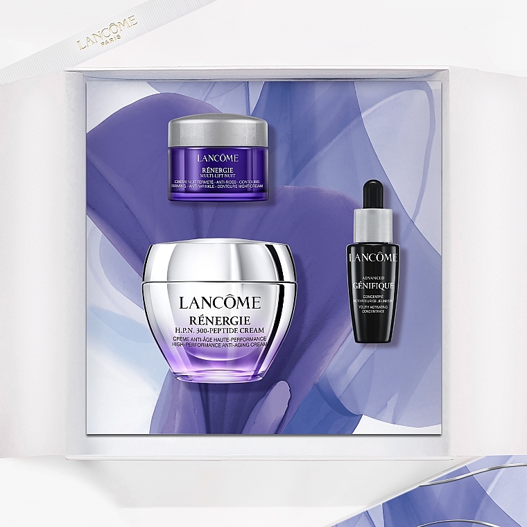 Face Care Set - Lancome Renergie (cr/50ml + ser/10ml + n/cr/15ml) — photo N3