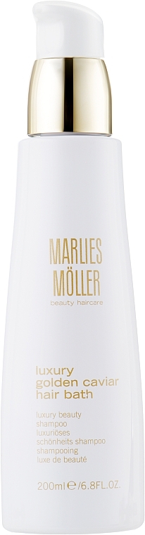 Caviar Shampoo - Marlies Moller Luxury Golden Caviar Hair Bath — photo N2