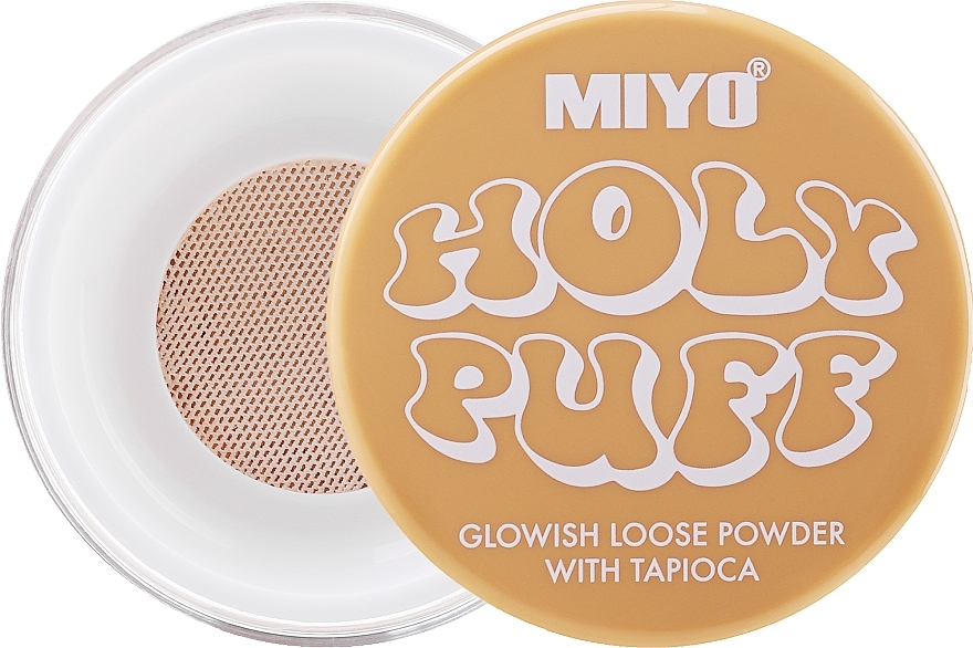 Loose Powder with Tapioca - Miyo Holy Puff Glowish Loose Powder With Tapioca — photo N2
