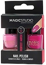 Fragrances, Perfumes, Cosmetics Nail Polish Set, light pink and pink - Magic Studio 2 Nail Polish Pack (nail/polish/2pcs)