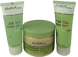 Fragrances, Perfumes, Cosmetics Set - Ahava SPA Set (cr/100ml + b/salt/350ml + l/salt/100ml + pack)