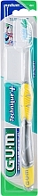 Technique+ Toothbrush, medium, yellow - G.U.M Medium Compact Toothbrush — photo N1