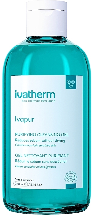 Gel Foam for Combination, Oily & Sensitive Skin - Ivatherm Ivapur — photo N1