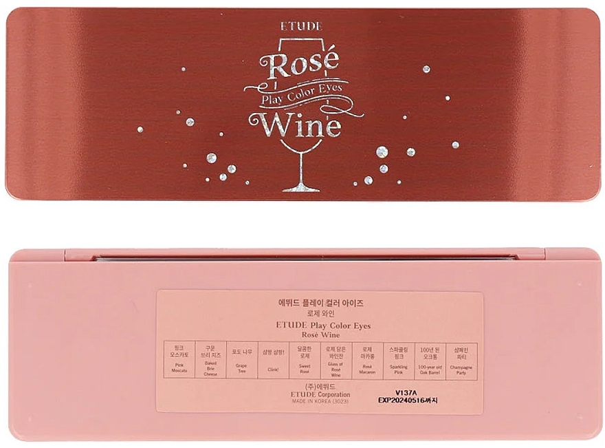 Eyeshadow Palette - Etude Play Color Eyes Rose Wine — photo N3