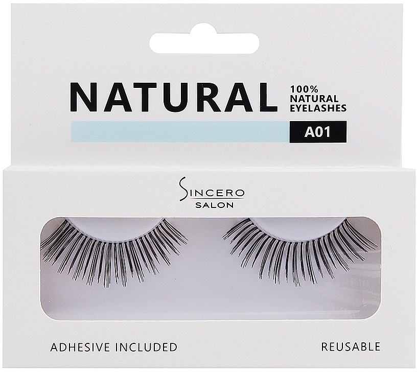 False Lashes - Sincero Salon Eyelashes Natural  — photo N1