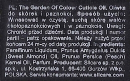 Nail & Cuticle Oil - Silcare Garden of Colour Cuticle Oil Peach Nature — photo N3