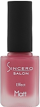 Fragrances, Perfumes, Cosmetics Nail Polish - Sincero Salon Effect Matt