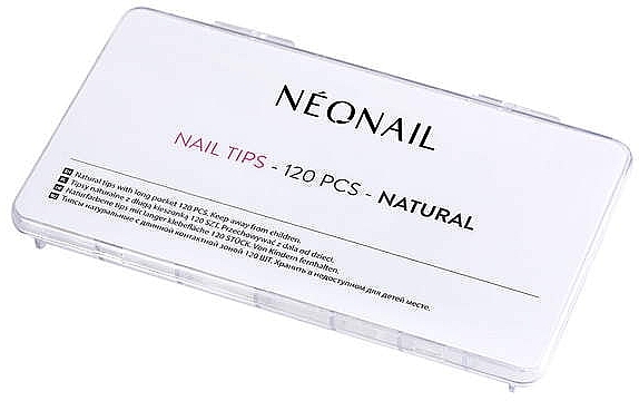 Natural Tips - NeoNail Professional Nail Tips Natural — photo N1