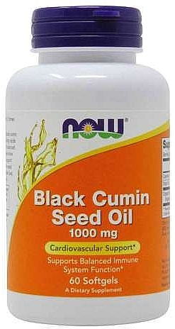 Dietary Supplement 'Black Cumin Oil 1000 mg' - Now Foods — photo N1