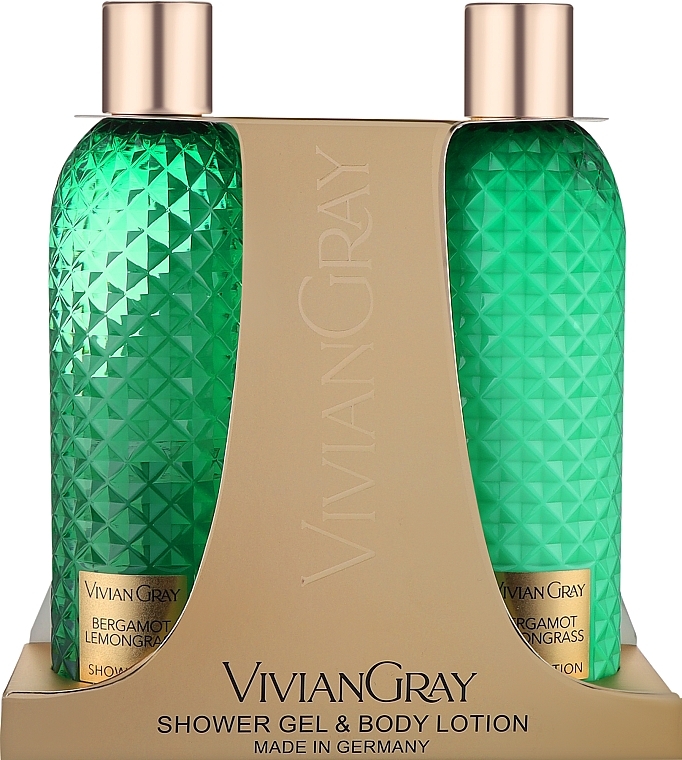 Set - Vivian Gray Bergamot & Lemongras (sh/gel/300ml + b/lot/300ml) — photo N1