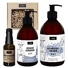 Set - LaQ (sh/gel/500ml + shm/300ml + bearl/oil/30ml) — photo N2