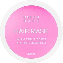Mask for Colour-Treated Hair - Looky Look Color Care Hair Mask With Fruit Acids & 5 Oils Complex — photo N1