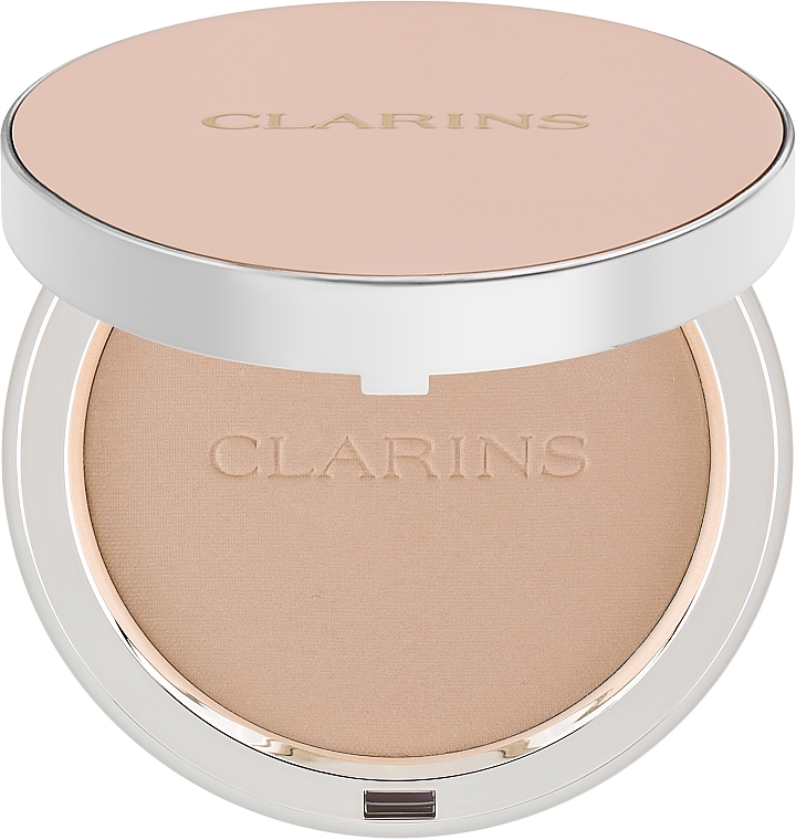 Mattifying Compact Face Powder - Clarins Ever Matte Compact Powder (05 -Medium Deep) — photo N1