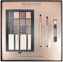 Fragrances, Perfumes, Cosmetics Brow Kit - MakeUp Revolution Pro Brow Amplification Kit 