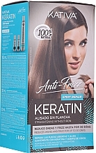 Fragrances, Perfumes, Cosmetics Set - Kativa Anti-Frizz Straightening Without Iron Xpert Repair (h/mask/150ml + shmp/30ml + h/cond/30ml)