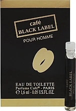 Fragrances, Perfumes, Cosmetics Cafe Parfums Cafe Black Label - Eau de Toilette (sample)