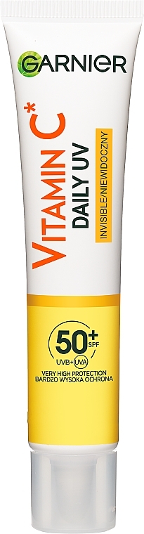 Face Fluid - Garnier Skin Naturals Vitamin C Daily UV Brightenning Fluid SPF50+ — photo N1