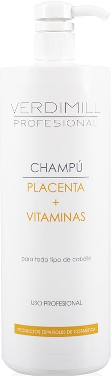 Strengthening Placenta & Vitamin Shampoo - Verdimill Profesional Champao Placenta — photo N1