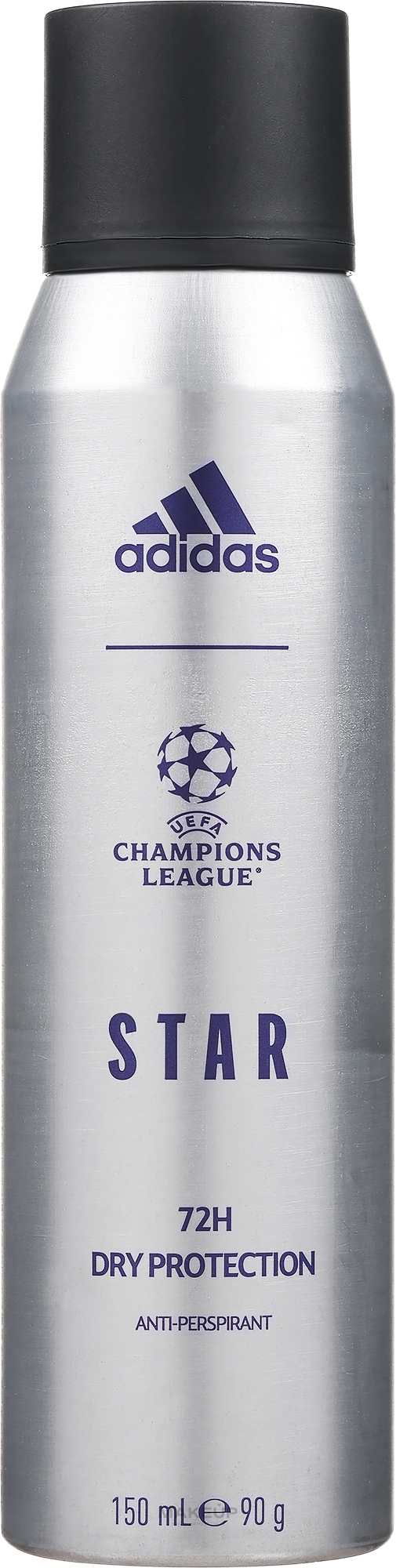 Adidas UEFA Champions League Star - Antiperspirant Spray — photo 150 ml