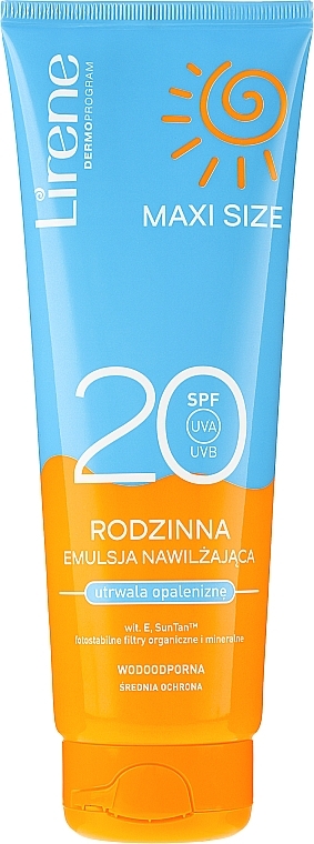 Sun Care Emulsion - Lirene Sun Care Emulsion SPF20 — photo N1