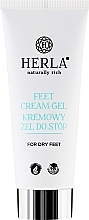 Fragrances, Perfumes, Cosmetics Dry Foot Cream-Gel - Herla Feet Cream-Gel