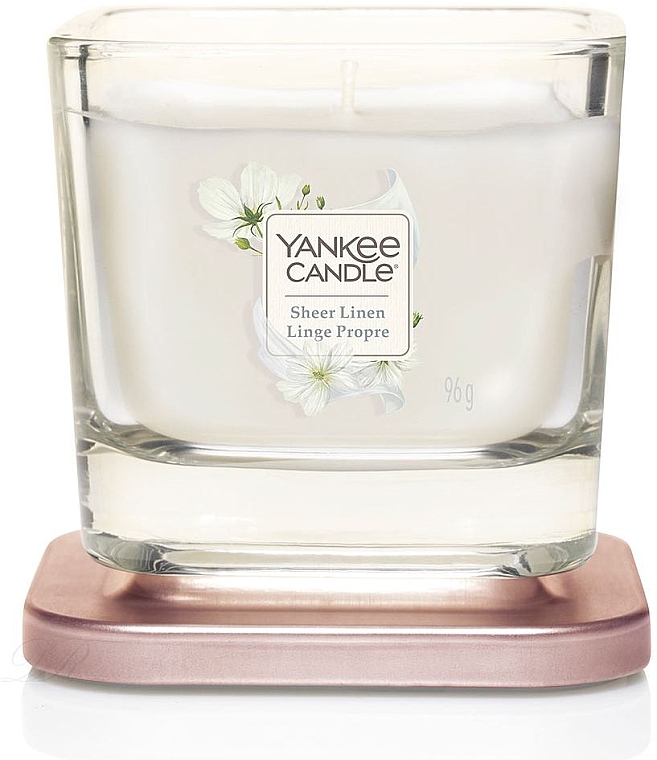Scented Candle - Yankee Candle Elevation Sheer Linen — photo N5