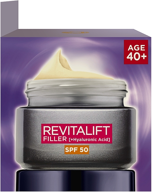 Hyaluronic Acid Anti-Aging Day Cream SPF 50 - L’Oreal Paris Revitalift Filler [HA] — photo N3