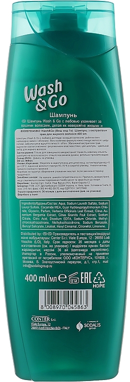 Herbal Extracts Shampoo for Greasy Hair - Wash&Go  — photo N9