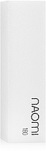 Fragrances, Perfumes, Cosmetics White Nail Buffer, 180/180 - Naomi