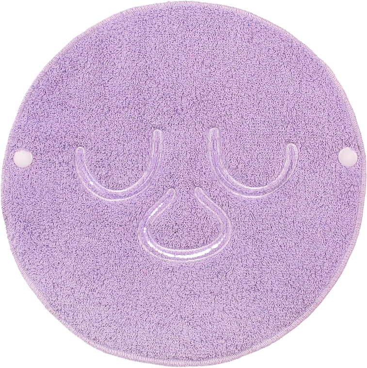 Beauty Treatment Compression Towel, lilac - MAKEUP Facial Spa Cold & Hot Compress Lilac — photo N1