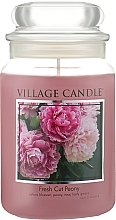 Scented Candle in Jar 'Fresh Peony' - Village Candle Fresh Cut Peony — photo N3