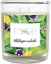 Fragrances, Perfumes, Cosmetics Scented Candle - Ryor Soothing Lemon Balm Soy Scented Candle