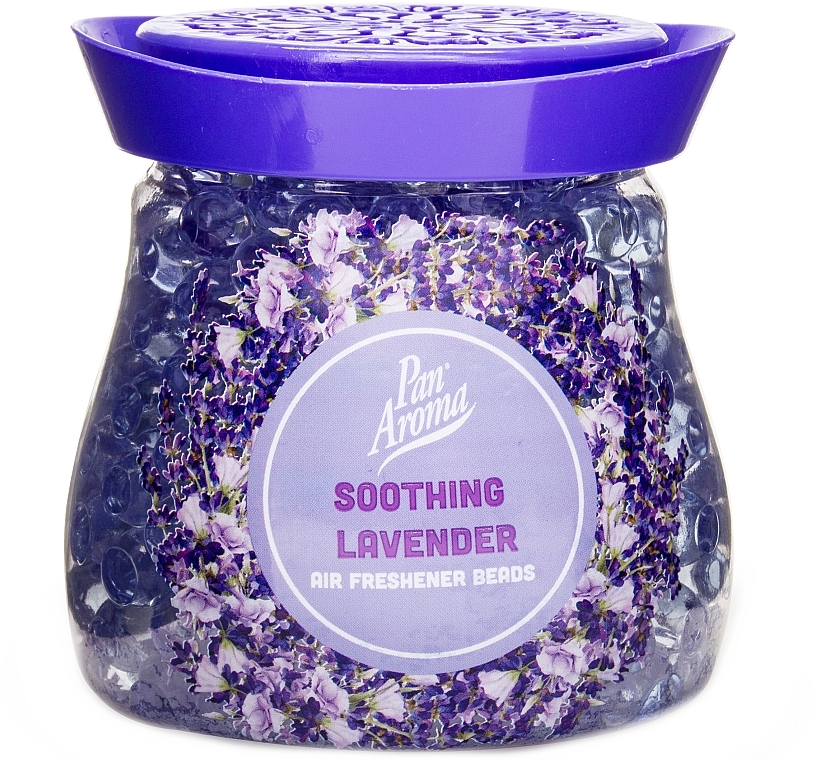 Lavender Gel Air Freshener - Pan Aroma Soothing Lavender Air Freshener Beads — photo N1