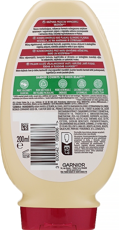 Hair Conditioner - Garnier Botanic Therapy Castor Oil And Almond — photo N2