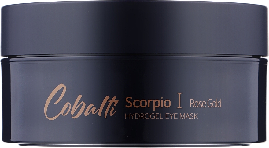 Hydrogel Eye Patch with Rose Extract & 24K Gold - Cobalti Rose Gold — photo N1