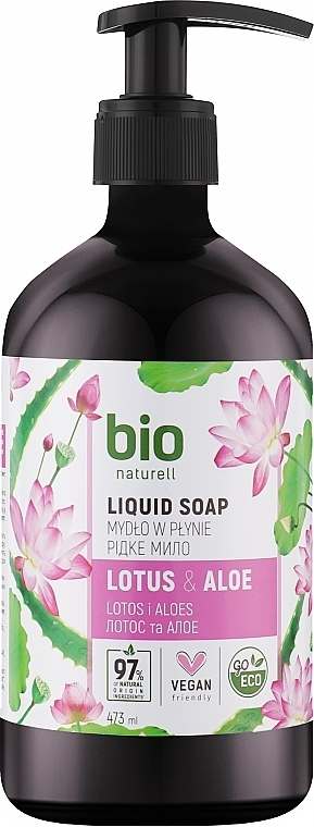 Lotus & Aloe Liquid Soap - Bio Naturell Lotus & Aloe Liquid Soap  — photo N1