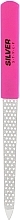 Perforated Nail File, 15 cm, pink - Silver Style — photo N1